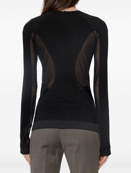 THE ATTICO - Stretch jersey top