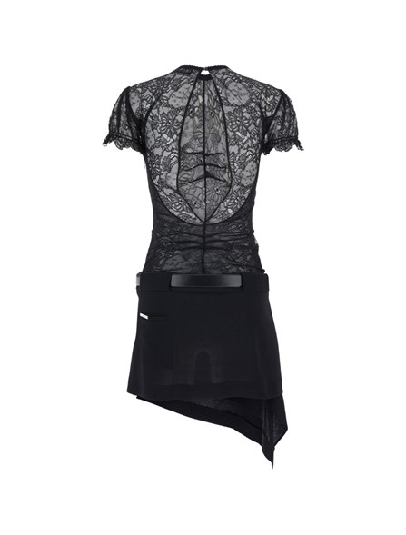 THE ATTICO - THE ATTICO Dress with lace top