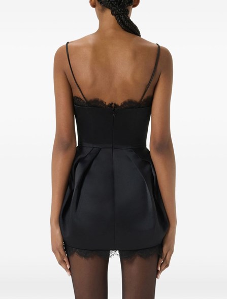 BLUMARINE - Abito corto in raso
